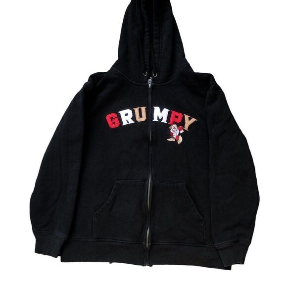 Vintage Walt Disney World Embroidered Snow White Hoodie Sweater Medium Black - Picture 8 of 16